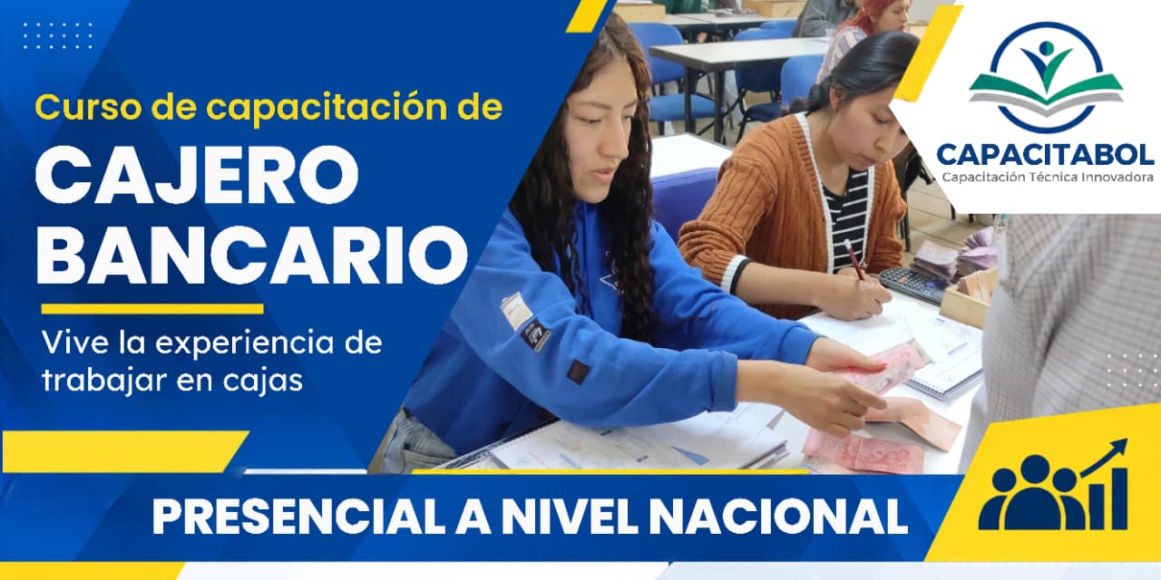 CAJERO BANCARIO Y COMERCIAL INTENSIVO – NIVEL NACIONAL